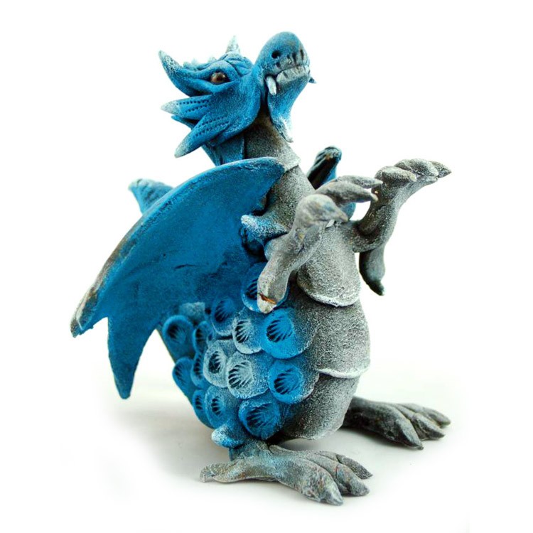 Dickbauch groß blau