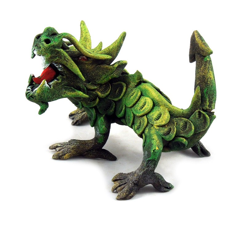 Chinesischer Drache klein grün