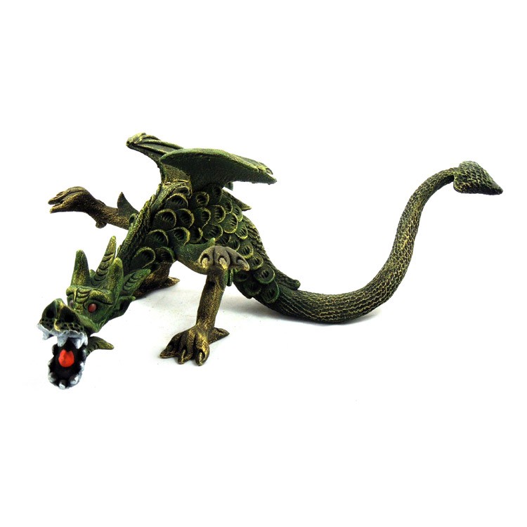 Europäischer Drache antikgrün