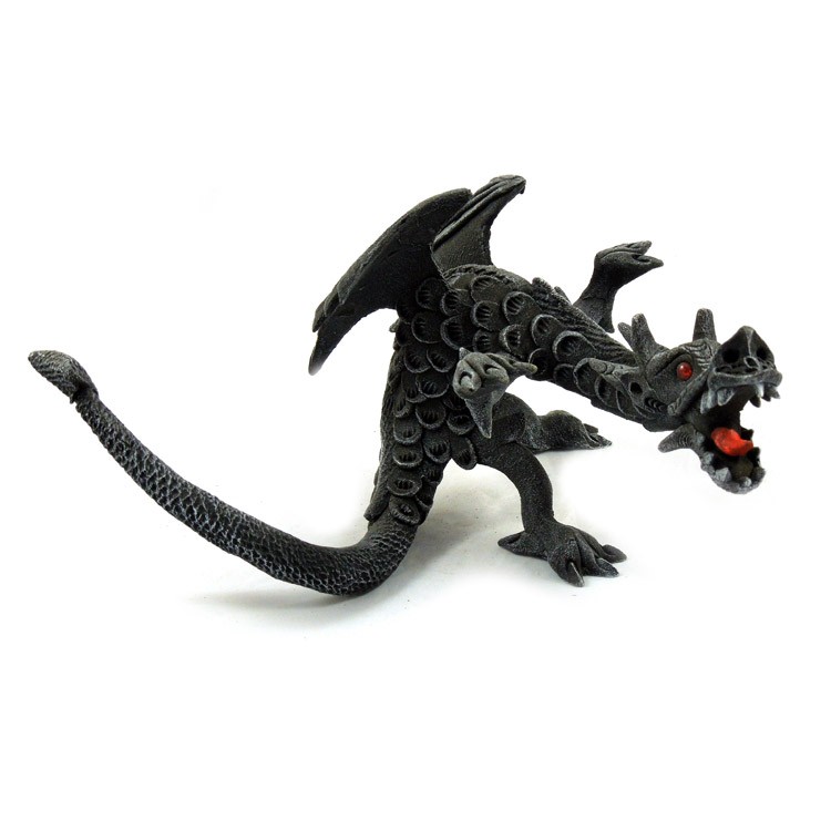 Europäischer Drache schwarz