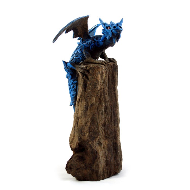 Europäischer Flügeldrache blau