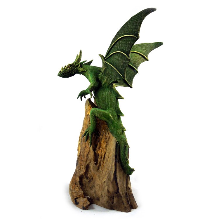 Europäischer Flügeldrache grün