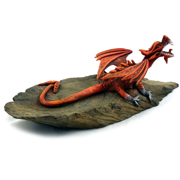 Europäischer Flügeldrache klein rot