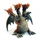 Dreikopfdrache antikbraun
