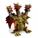Dreikopfdrache antikbraun