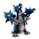 Dreikopfdrache blau