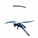 Flugdrache klein blau