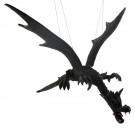 Flugdrache groß schwarz