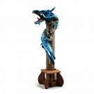 Chinesischer Räucherdrache groß blau