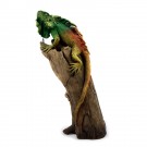 Leguan stehend bunt