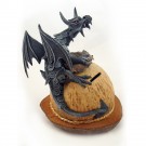 Spardose Flügeldrache schwarz