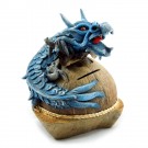 Spardose Chinadrache blau