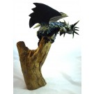 Drache auf Holz
