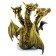 Dreikopfdrache gelb