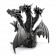Dreikopfdrache schwarz