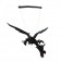 Flugdrache klein schwarz