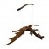 Flugdrache groß antikbraun