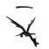 Flugdrache groß schwarz