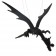 Flugdrache groß schwarz